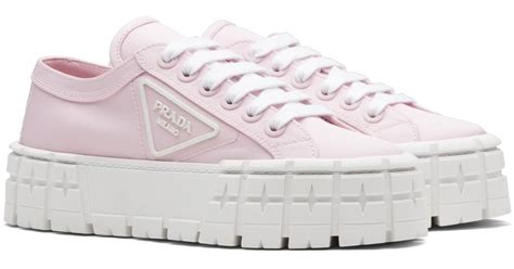 pink prada sneakers women|prada gabardine sneakers pink.